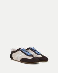 Riviera Knit Sneaker in Espresso/Ecru