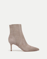 Lisa Mid-Heel Ankle Boot in Bark