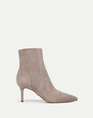 Lisa Mid-Heel Ankle Boot in Bark