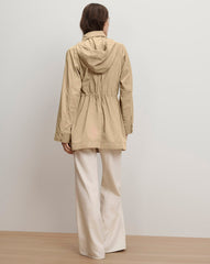 Arnault Parka Jacket in Tan Sand