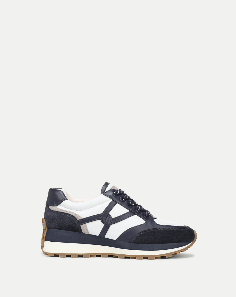 Valentina Suede Sneaker in Navy Multi