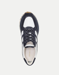 Valentina Suede Sneaker in Navy Multi