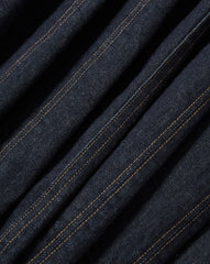 Alix Denim Jean Midi Skirt in Dark Wash Denim Indigo Rinse