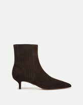 Lisa Kitten-Heel Ankle Boot in Espresso