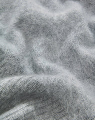 Mazzy Brushed Cashmere Sleeveless Sweater in Heather Grey