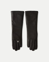 Celia Bague Glove in Black Lambskin