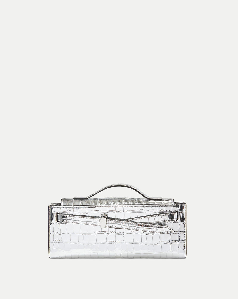 Veronica Beard Dash Clutch in Silver