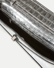 Veronica Beard Dash Clutch in Silver