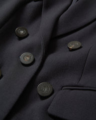 Stryder Double-Breasted Coat in Navy