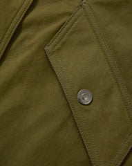 Dietz Coated Field Coat in Green Army