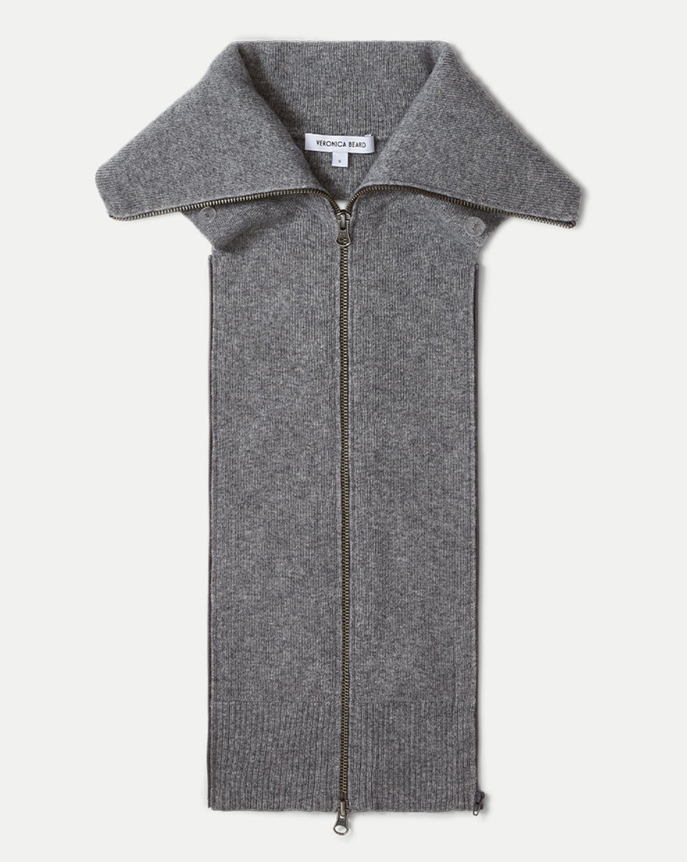 Beach Cashmere Dickey in Medium Heather Grey
