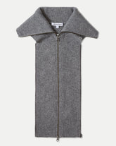 Beach Cashmere Dickey in Medium Heather Grey