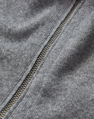Beach Cashmere Dickey in Medium Heather Grey