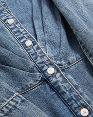 Haydon Denim Midi Dress in Rebel Blue