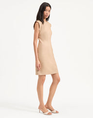 Rosedale Linen Dress in Khaki Melange