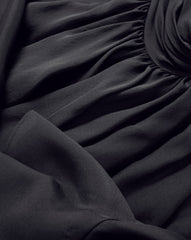 Adlington Silk Mini Dress in Black