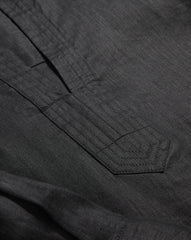 Moore Linen Maxi Dress in Black