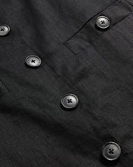 Nico Linen Mini Dress in Black