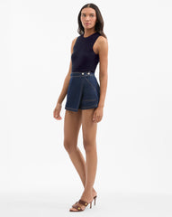 Winslet Denim Skort in Indigo Rinse