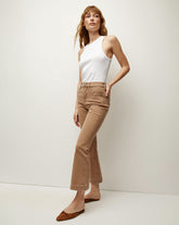 Carson Kick-Flare Jean in Tan Sierra