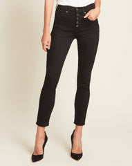 Debbie Ankle Crop Skinny Jean in Onyx