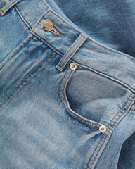 Kasey Mid Rise Wide-Leg Jean in Dusted Glare