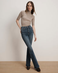Alastair Merino Wool Pullover in Oatmeal Melange