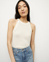 Myrick Cashmere Tank in Ivory