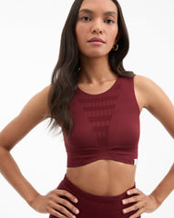 Sculpt Sports Bra in Terracotta