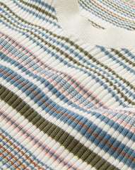 Ezinna Knit Tank Top in Blue Stripes Dove Multi