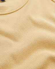 Jordyn Cropped Tank Top in Butter Yellow Chamomile