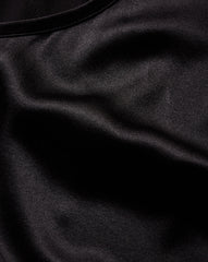 Sabrina Stretch-Silk Tank Top in Black