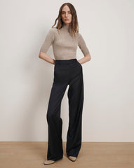 Eaton Wide-Leg Pant in Navy