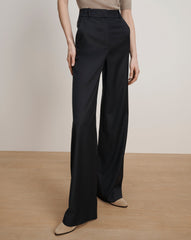 Eaton Wide-Leg Pant in Navy