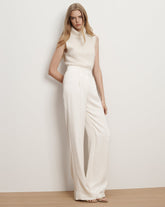 Robinne Wide-Leg Pant in Off-White Dove