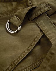 Damara Wide-Leg Cargo Pant in Khaki