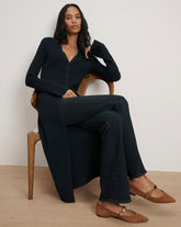 Tulsi Duster Cardigan in Navy