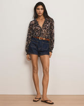 Elijah Denim Short in Indigo Rinse