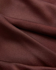Medina Silk Maxi Skirt in Maroon Dark Currant