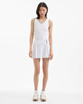 Deuce Pleated Tennis Skort in White