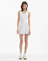 Deuce Pleated Tennis Skort in White