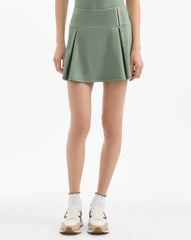 Deuce Pleated Tennis Skort in Thyme