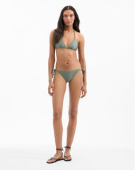 Cala Bikini Top in Stone Army