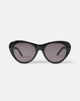 Edie Cat-Eye Sunglasses in Black
