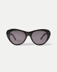 Edie Cat-Eye Sunglasses in Black
