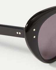 Edie Cat-Eye Sunglasses in Black