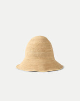 Teagan Raffia Straw Bucket Hat in Natural