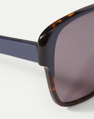 Brigitte Oversized Sunglasses in Blue