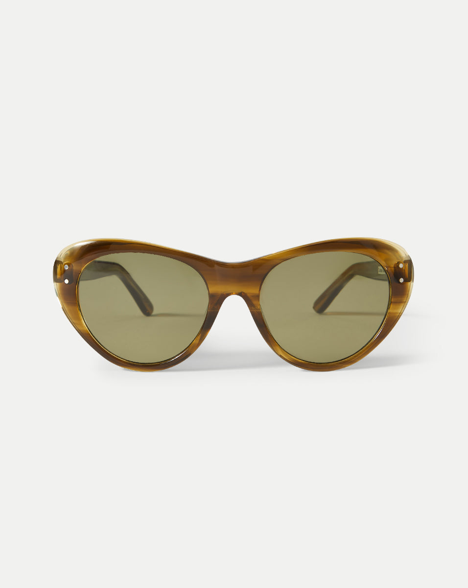 Edie Cat-Eye Sunglasses in Tortoise