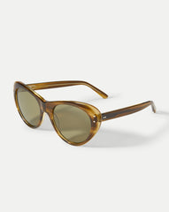 Edie Cat-Eye Sunglasses in Tortoise
